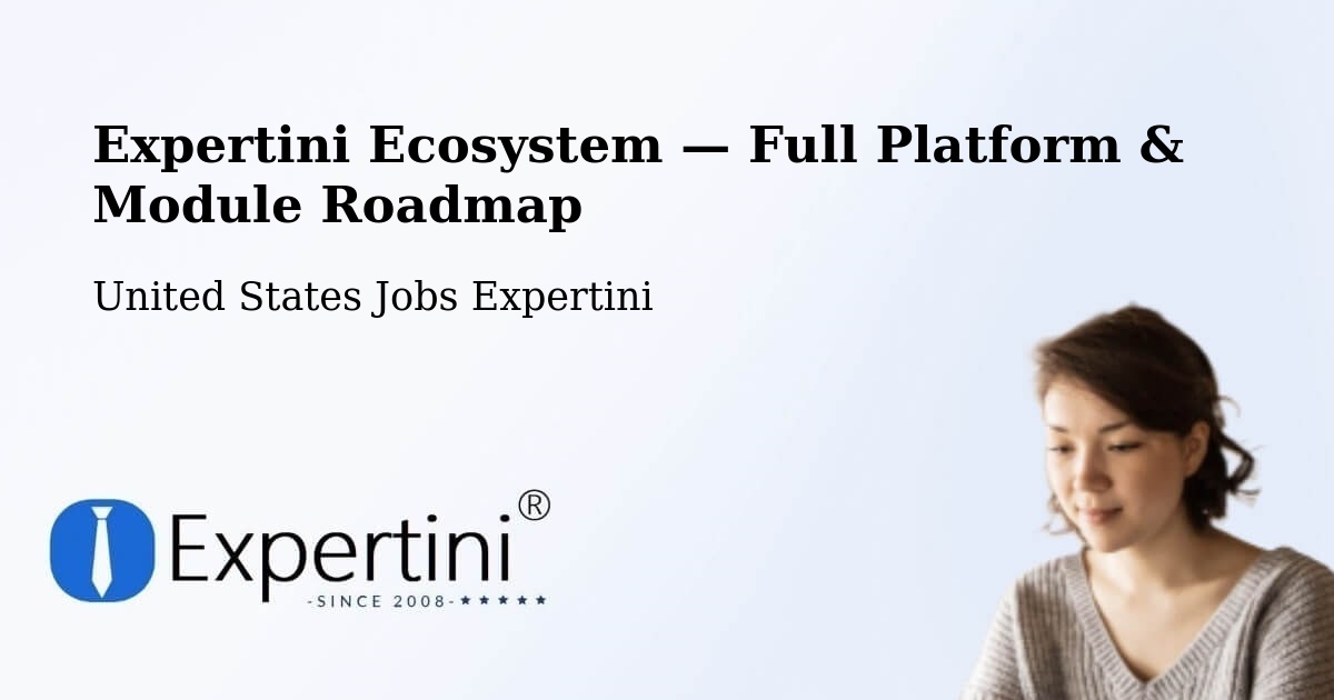 Expertini Ecosystem — Full Platform & Module Roadmap – Idalou